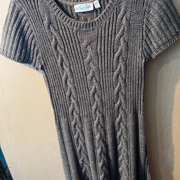 Brown / Beige Sweater Dress Size M - Picture 4 of 6